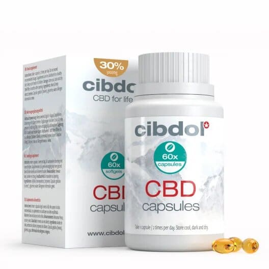 Gélules ou capsules au CBD 30% 51mg pas cher par Cibdol
