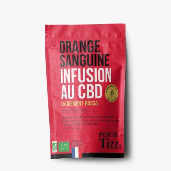 Infusion bio au CBD Orange Sanguine Rest In Tizz pas cher